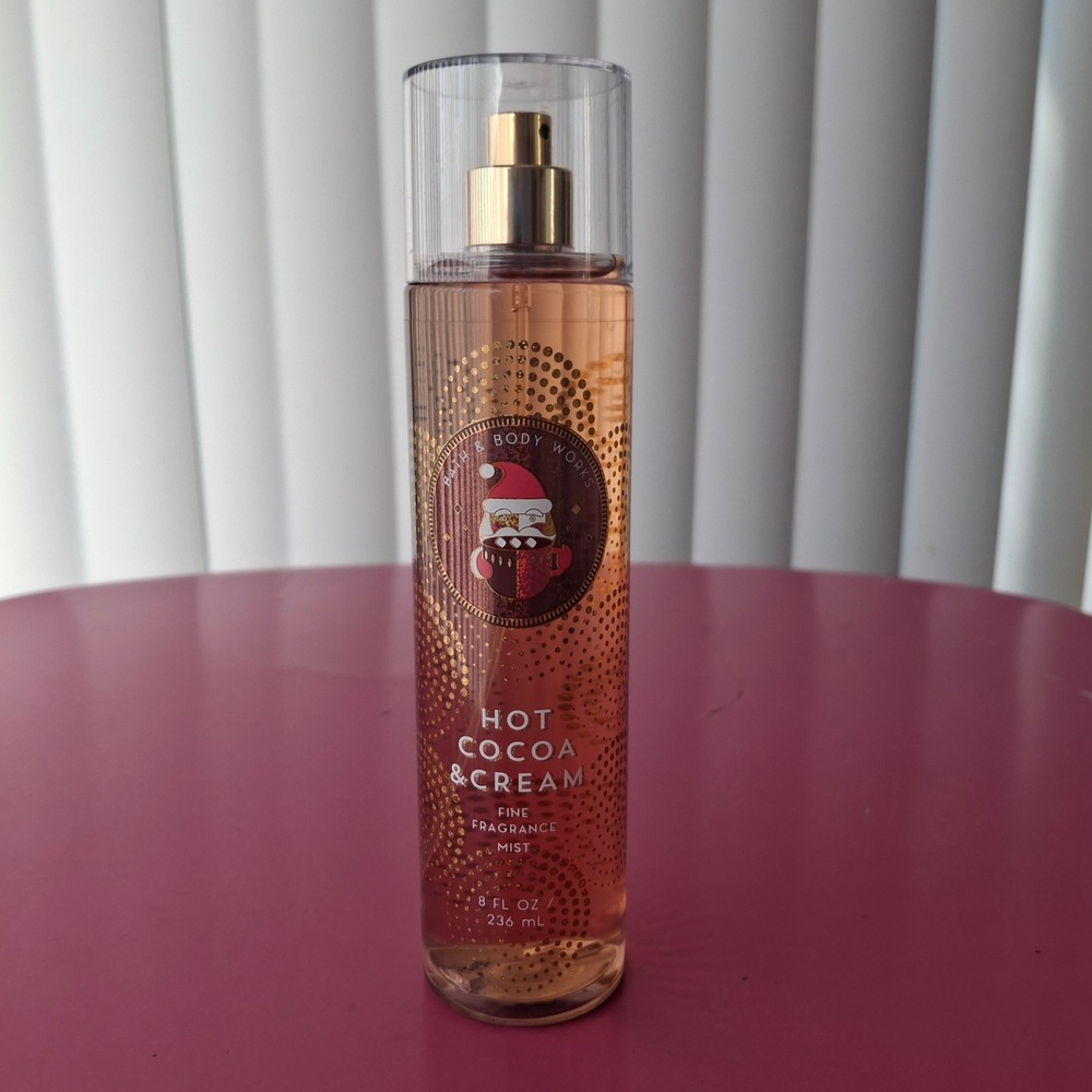 Bath & Body Works HOT COCOA & CREAM Fine Fragrance Mist 8 fl oz Retired